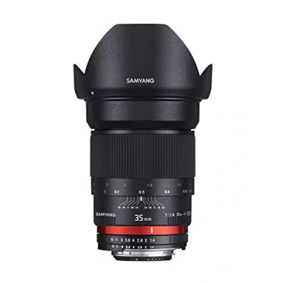 Afbeelding van Samyang 35mm f/1.4 AS UMC Nikon F (Nikon DX, F, Volledig formaat), Objectief, Zwart