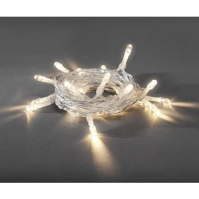 Afbeelding van Konstsmide 1469 103 Mini lichtketting Binnen werkt op batterijen Aantal lampen 30 LED Warmwit