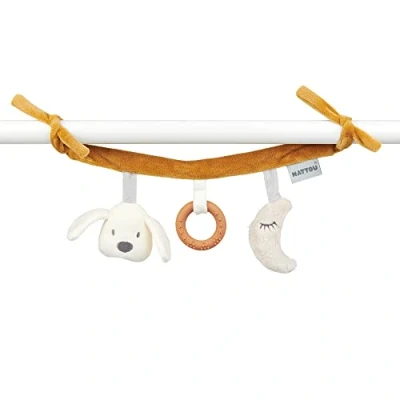 Afbeelding van Nattou Charlie Wagenspanner Karamel 60 cm