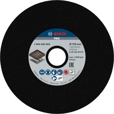 Afbeelding van Bosch Accessories 1608600068 Diameter 125 mm 1 stuk(s)