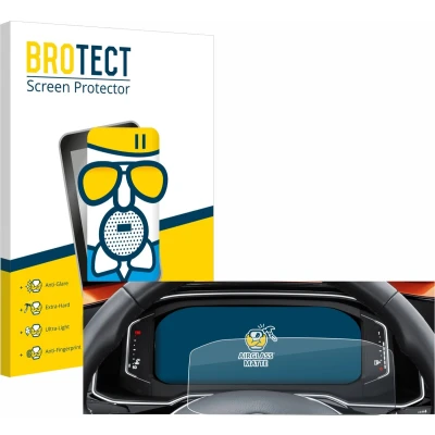 Afbeelding van BROTECT Screenprotector voor Volkswagen Polo 6 Digital Cockpit Pro Folie Beschermfolie Beschermglas matte