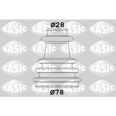 Afbeelding van SASIC 2933733 Aandrijfashoes Wielzijde RENAULT: 11 Hatchback, PEUGEOT: 205 Convertible