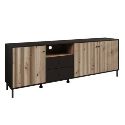 Afbeelding van Meubella TV Meubel Charles Eiken 208 cm