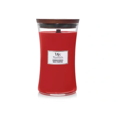 Afbeelding van Woodwick Crimson Berries kaars groot