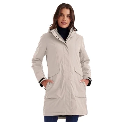 Afbeelding van Killtec Functionele parka voor dames, parka/waterdichte jas met afneembare capuchon dames