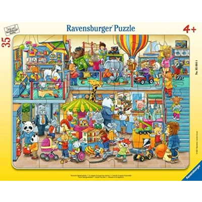 Afbeelding van Ravensburger Kinderpuzzel 05664 dierenspeelgoed speelgoed 30 48 stukjes framepuzzel voor kinderen vanaf 4 jaar