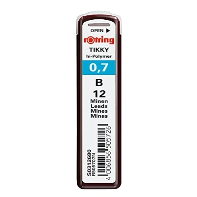 Image de rotring Etui de mines pour porte retractable Tikky, 0,7 mm, graduation: B