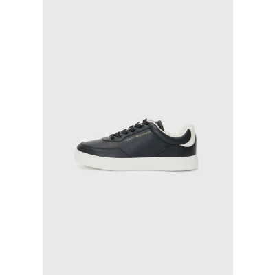 Afbeelding van Tommy Hilfiger Cupsole Sneakers laag, Dames, Maat: 38, Black Leer