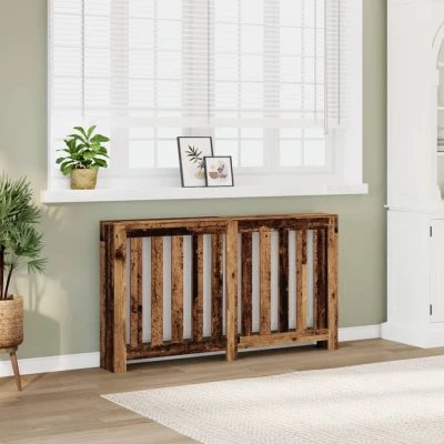 Afbeelding van Radiatorombouw 149x20x82 cm bewerkt hout oud