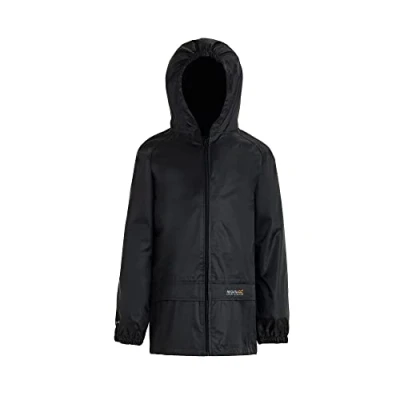 Afbeelding van Regatta Stormbreak Regenjas Kinderen 98 black