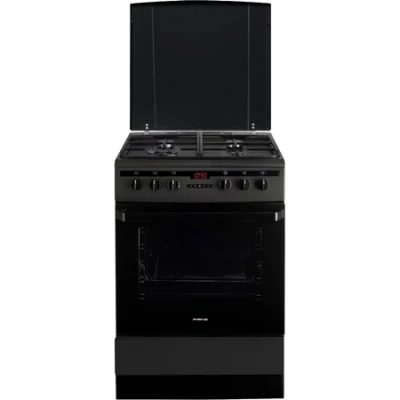 Afbeelding van Inventum VFG6034WGZWA Gasfornuis Zwart 4 kookzones Inhoud oven 65 Liter