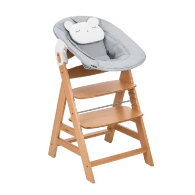 Afbeelding van Hauck Alpha Kinderstoel Newborn Set Pre FSC® gecertificeerd Nature Grey