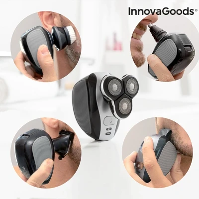 Afbeelding van InnovaGoods 5 in 1 Oplaadbaar Ergonomisch Scheerapparaat Shavestyler
