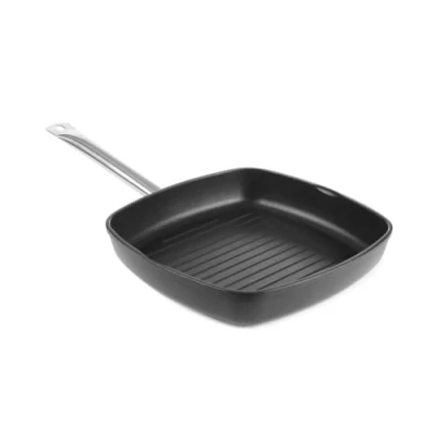 Afbeelding van Hendi Grillpan geribd, Aluminium, Zwart, 29(b)x55(d)x5,5(h)cm, 629802