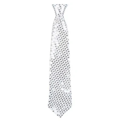 Afbeelding van Dressing Up &amp; Costumes Suits St. Stropdas Spangles Zilver (40 Cm)