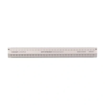 Afbeelding van Vaessen Creative Aluminium Veiligheidsliniaal 30cm