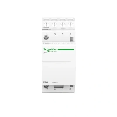 Image de Schneider Electric A9C20834 Contacteur modulaire Ict, 2P, 2 No, 25 A, 220 240 V Ca