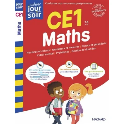 Image de Maths CE1 Cahier Jour Soir