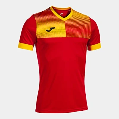 Afbeelding van Women&#039;s T shirt Joma Eco Supernova Red Yellow L