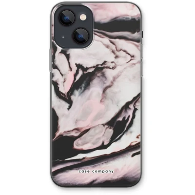 Afbeelding van Case Company® hoesje geschikt voor iPhone 13 Roze stroom Soft Cover Telefoonhoesje Bescherming aan alle Kanten en Schermrand