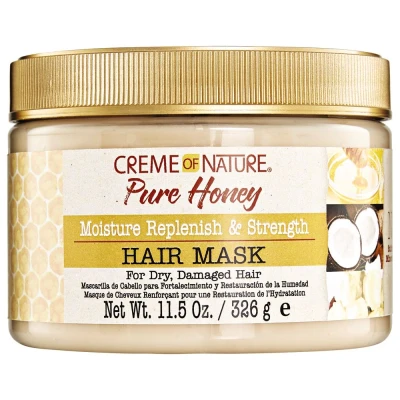Afbeelding van Creme of Nature Pure Honey Moisture Replenish &amp; Strength Mask 340gr
