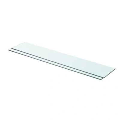 Afbeelding van Schappen 2 st 80x15 cm glas transparant