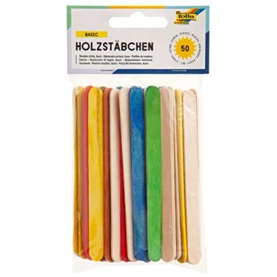 Afbeelding van Stokje Folia hout assorti