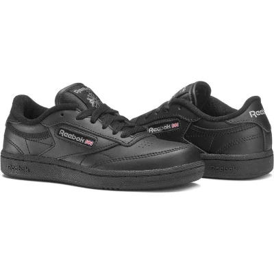 Afbeelding van Reebok Classic Sneakers laag black/charcoalint voor kinderen, Maat: 34.5, Black/charcoal int Leer en textiel