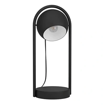 Afbeelding van EGLO Murnia tafellamp E14 H 43 cm Aluminium Zwart/Wit