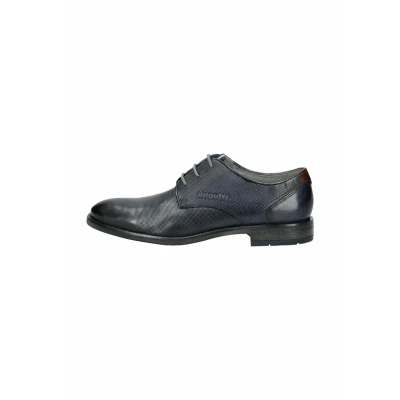 Afbeelding van bugatti Veterschoenen Dark blue, Heren, Maat: 43, blue Leer