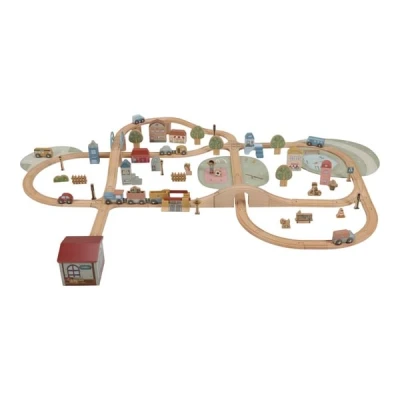 Afbeelding van Little Dutch houten Treinbaan set XL FSC