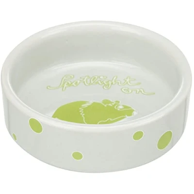 Afbeelding van Trixie voerbak / waterbak keramiek spotlight hamster assorti (8 CM)