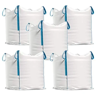 Afbeelding van Big Bag transportzak voor bouwafval, hout, tuinafval, zand etc. 90x90x90 cm, draagvermogen 1000 kg (5)