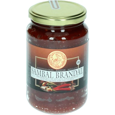 Afbeelding van Koningsvogel Sambal Brandal 375 g