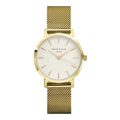 Afbeelding van Rosefield The Tribeca Dames Horloge Goud Ø33mm TWG T51