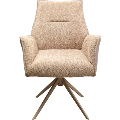Afbeelding van Kare Design Liverpool draaistoel armleuningen beige