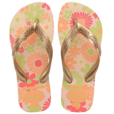 Afbeelding van Havaianas Flores Pantoffels voor kinderen, Maat: 27 28, Ballet rose Schoenen