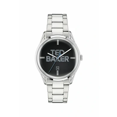 Afbeelding van Ted Baker Quartz Analog Leytonn Horloge, Heren, Maat: One Size, Silver tone