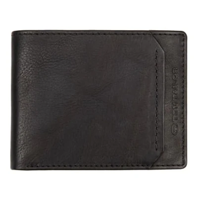 Afbeelding van TOM TAILOR Portemonnee Sam Jeans Wallet Black Zwart