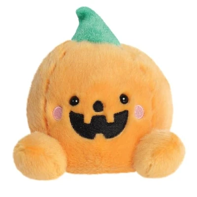 Afbeelding van Aurora Palm Pals knuffel Halloween pompoen