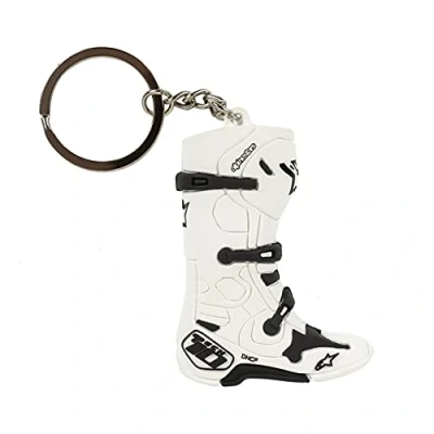 Afbeelding van Alpinestars, New Tech Sleutelhanger 10 Laarzen Wit Bot Unisex Volwassenen