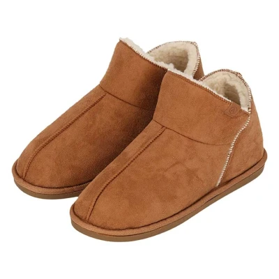 Afbeelding van Apollo Pantoffels Heren Boots Suede Cognac 45/46