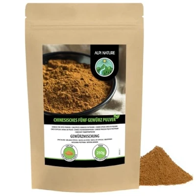 Image de Alpi Nature 5 Épices Chinoises 250g, Assaisonnement Chinois, Poudre de Cinq