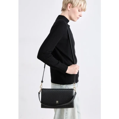 Afbeelding van Tommy Hilfiger Eternity Shoulder BAG MONO Handtas, Dames, Maat: One Size, Black