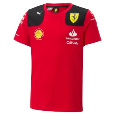Afbeelding van PUMA Scuderia Ferrari Team T shirt voor kinderen 2023, Rood