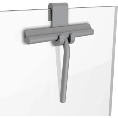 Afbeelding van Minismus raamwisser met ophang haak grijs trekker douche douchewisser raamtrekker douchetrekker anti slip