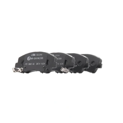 Afbeelding van ATE 13.0460 5548.2 Remblokkenset Met akoestische slijtagewaarschuwing anti kreukplaat toebehoren HYUNDAI: i20 II Hatchback, Active