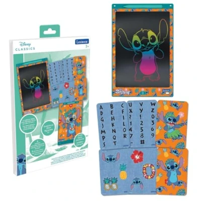 Image de Tablette à dessins éducative électronique avec pochoirs Lexibook Stitch 28 cm