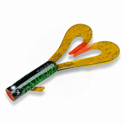 Afbeelding van LMAB Drunk Dancer Toxic Zebra Softbait 15cm (2 Stuks) Shad