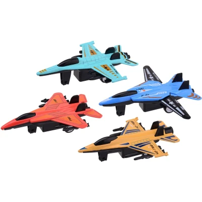 Afbeelding van Johntoy Straaljager Set, 4 delig